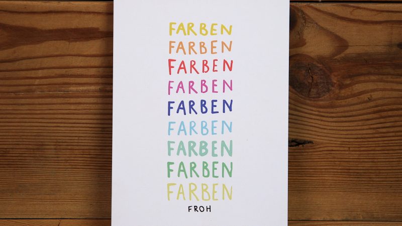 Print Close Farbenfroh