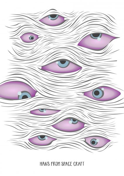 Eyes Eyes - Illustration by Hans From Space