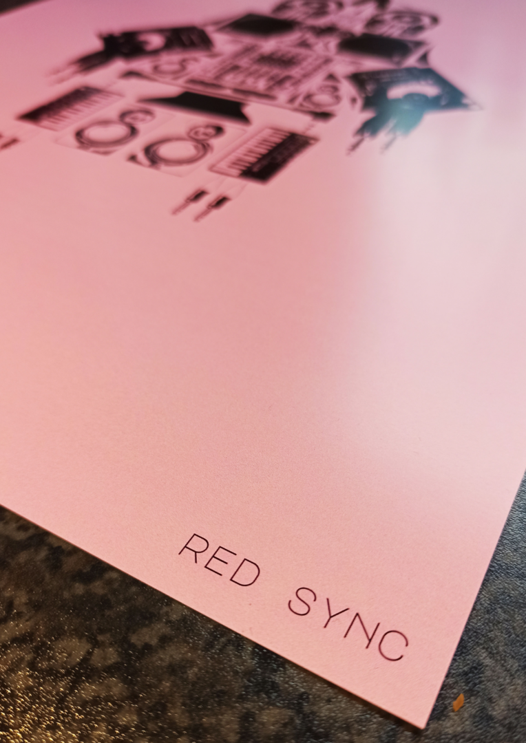 Red Sync Close Title Poster